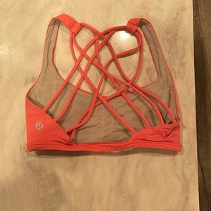 Free to be Lululemon pink sports bra